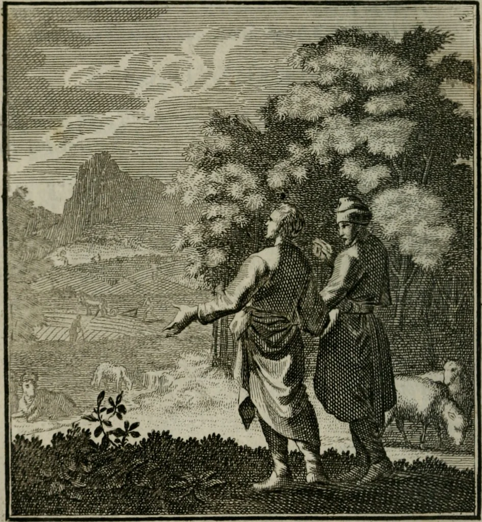 An illustration from Beschouwing der Wereld, 1738, leaf 219