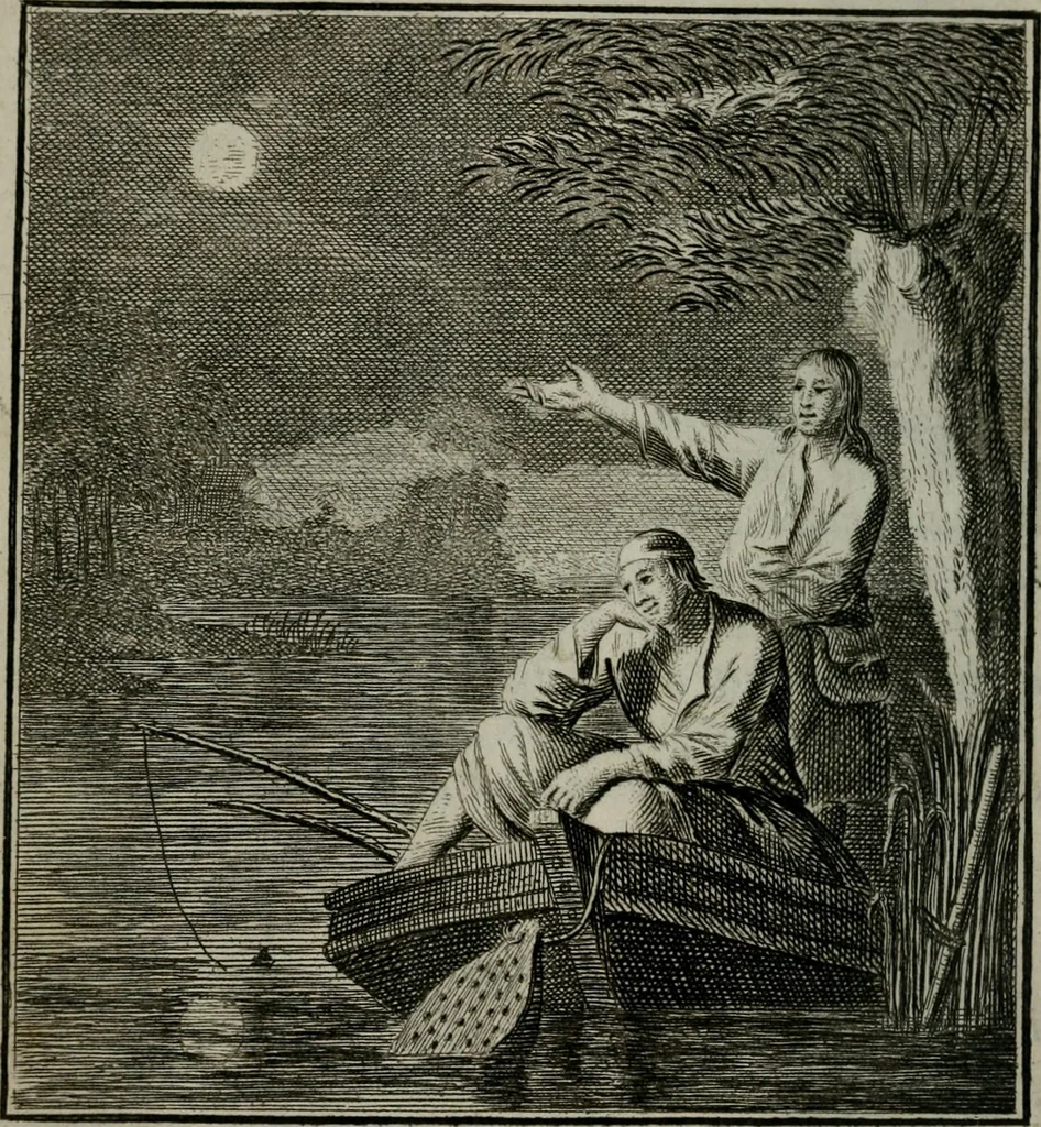 An illustration from Beschouwing der Wereld, 1738, leaf 23