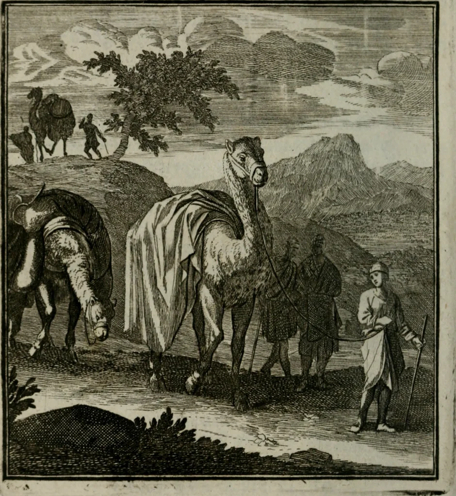 An illustration from Beschouwing der Wereld, 1738, leaf 267