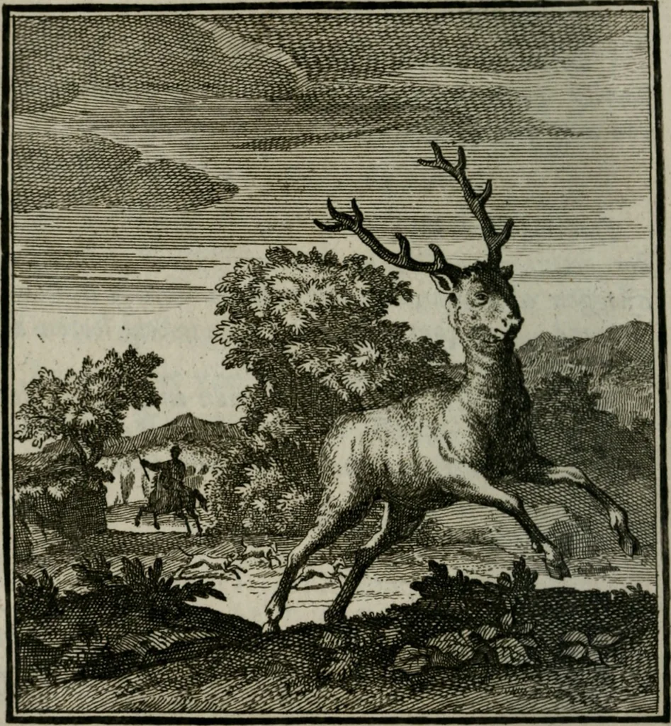 An illustration from Beschouwing der Wereld, 1738, leaf 271