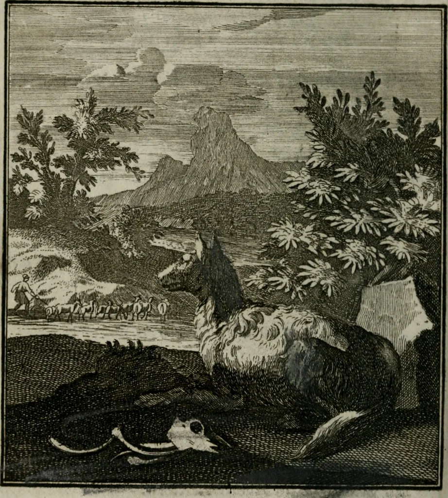 An illustration from Beschouwing der Wereld, 1738, leaf 279
