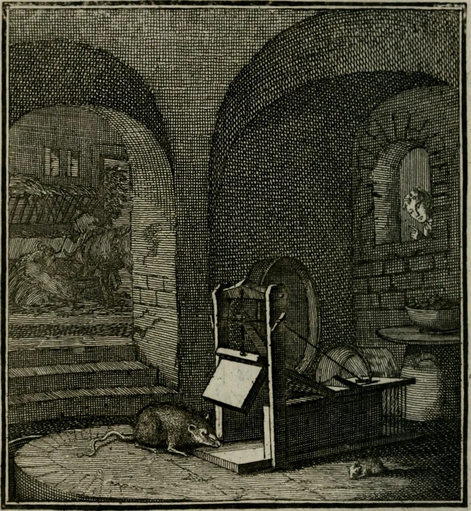 An illustration from Beschouwing der Wereld, 1738, leaf 295