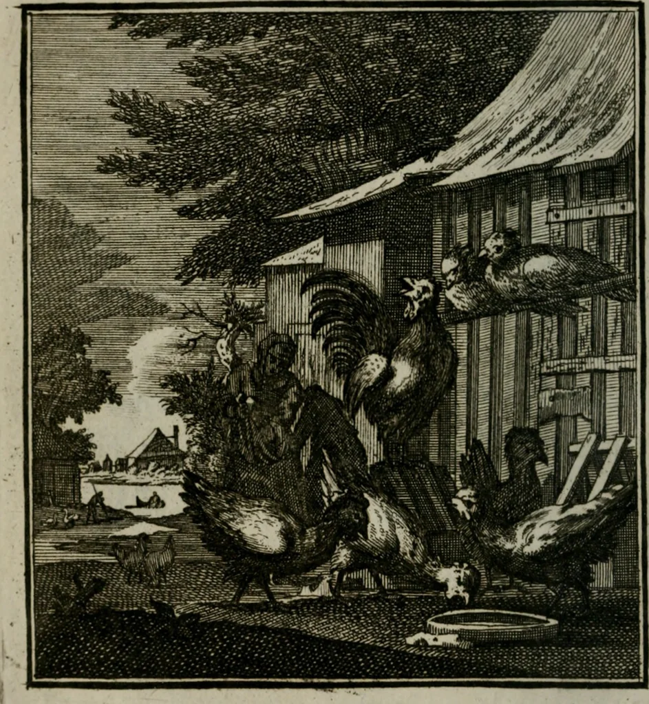 An illustration from Beschouwing der Wereld, 1738, leaf 303