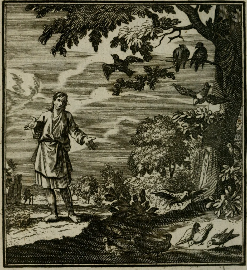 An illustration from Beschouwing der Wereld, 1738, leaf 315