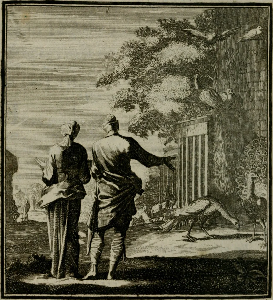 An illustration from Beschouwing der Wereld, 1738, leaf 319