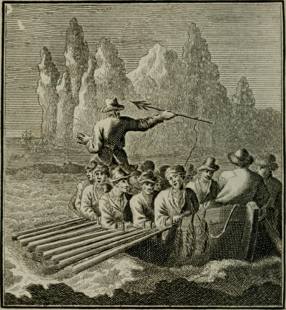 An illustration from Beschouwing der Wereld, 1738, leaf 335