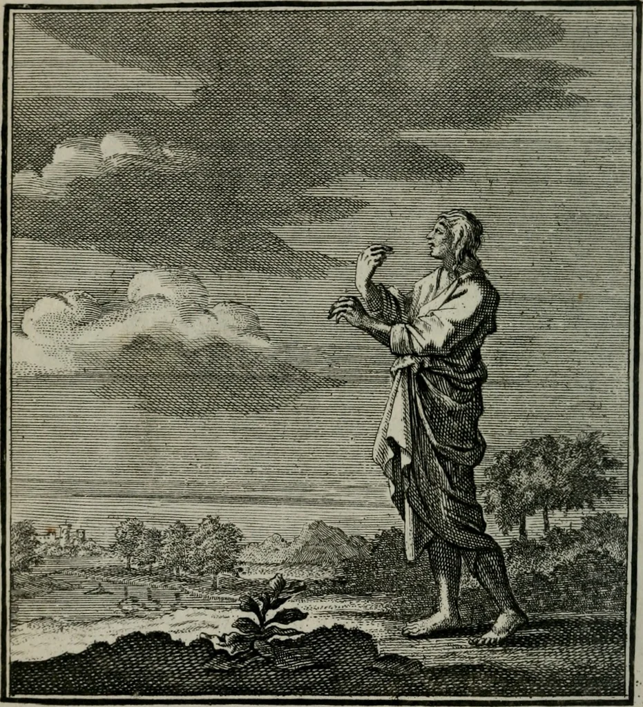 An illustration from Beschouwing der Wereld, 1738, leaf 35