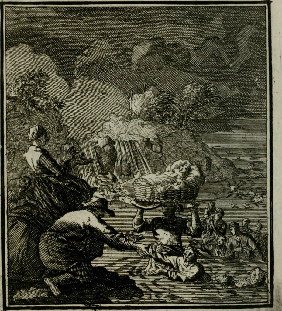 An illustration from Beschouwing der Wereld, 1738, leaf 351