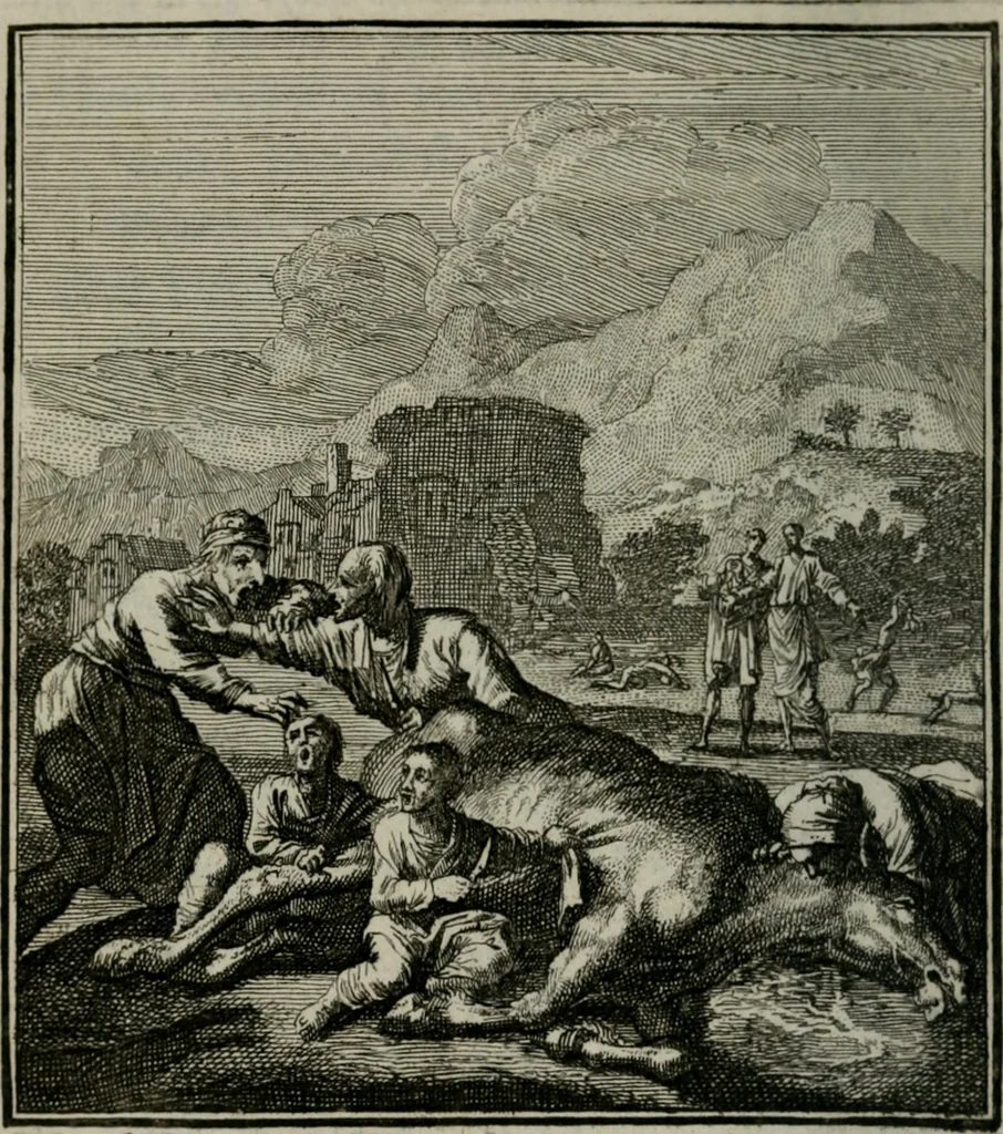 An illustration from Beschouwing der Wereld, 1738, leaf 363