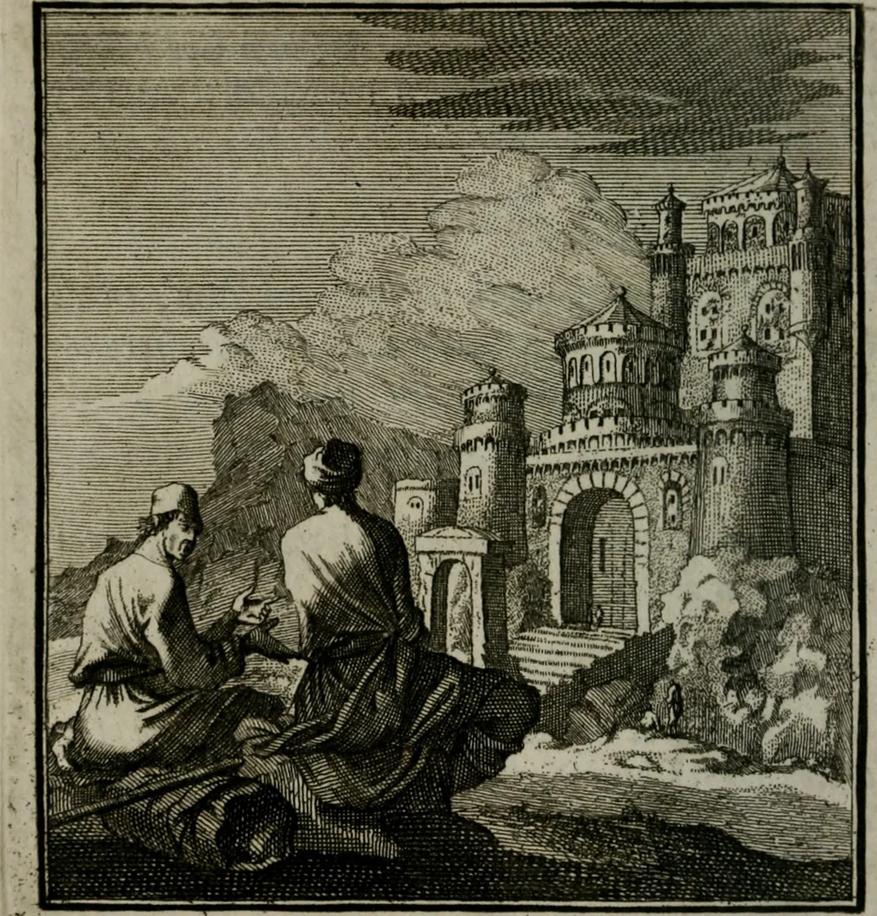 An illustration from Beschouwing der Wereld, 1738, leaf 381