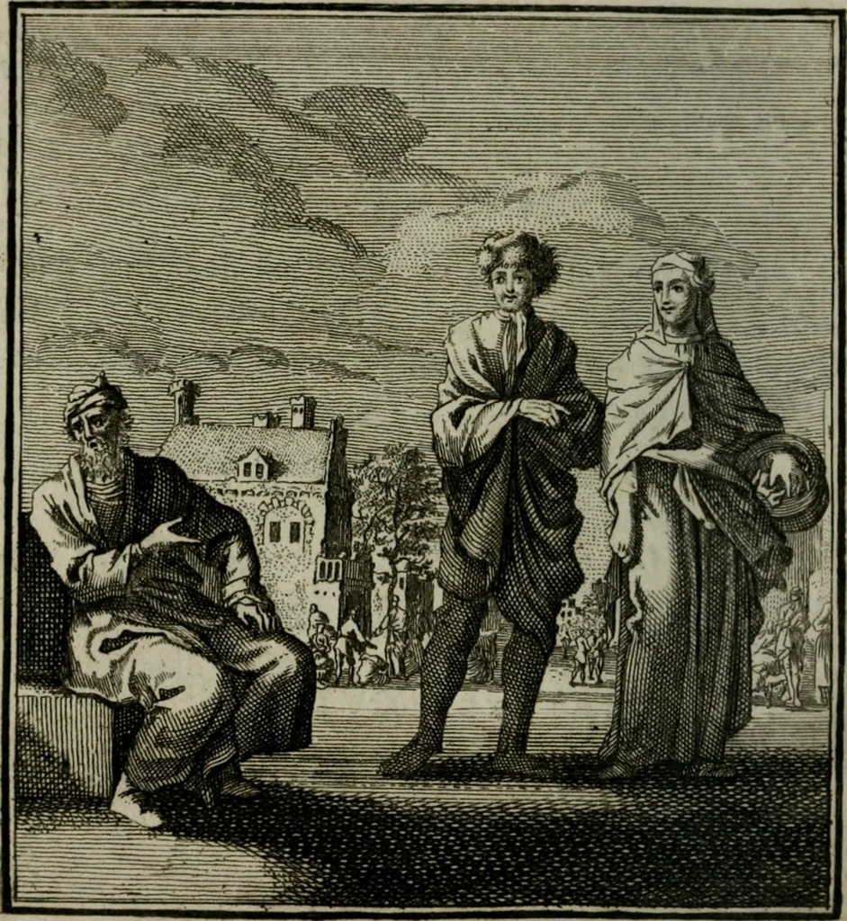 An illustration from Beschouwing der Wereld, 1738, leaf 385