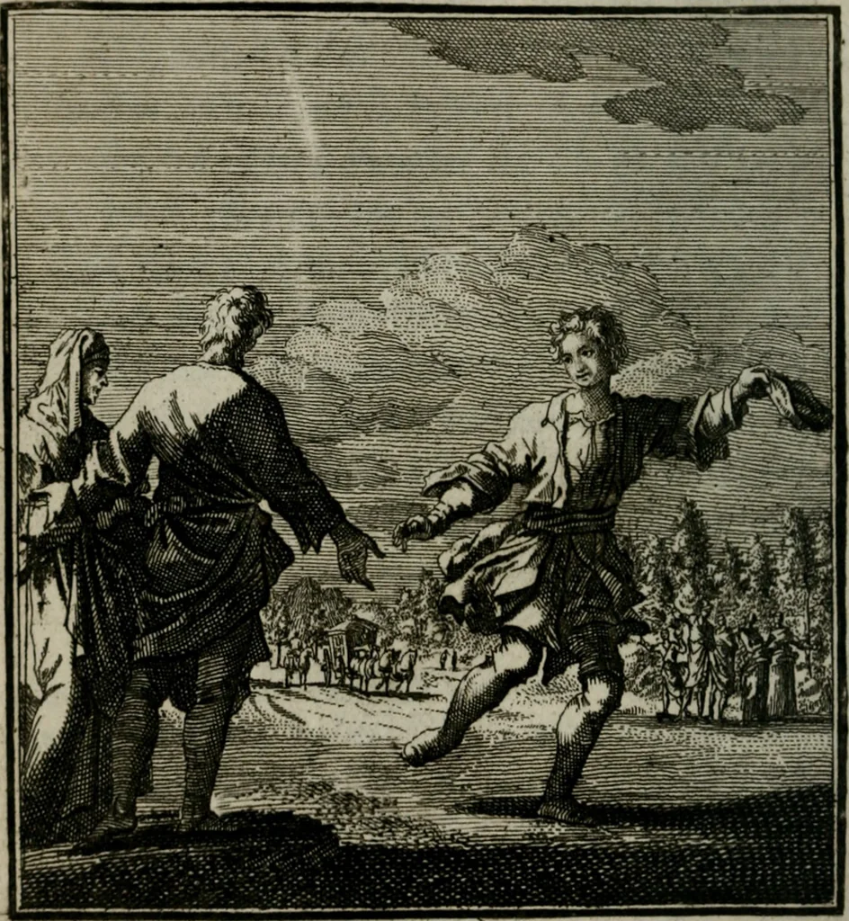 An illustration from Beschouwing der Wereld, 1738, leaf 389