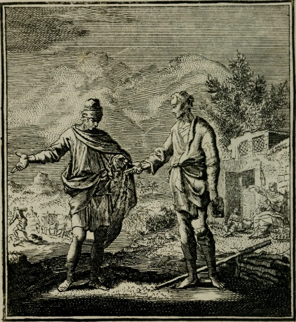 An illustration from Beschouwing der Wereld, 1738, leaf 411
