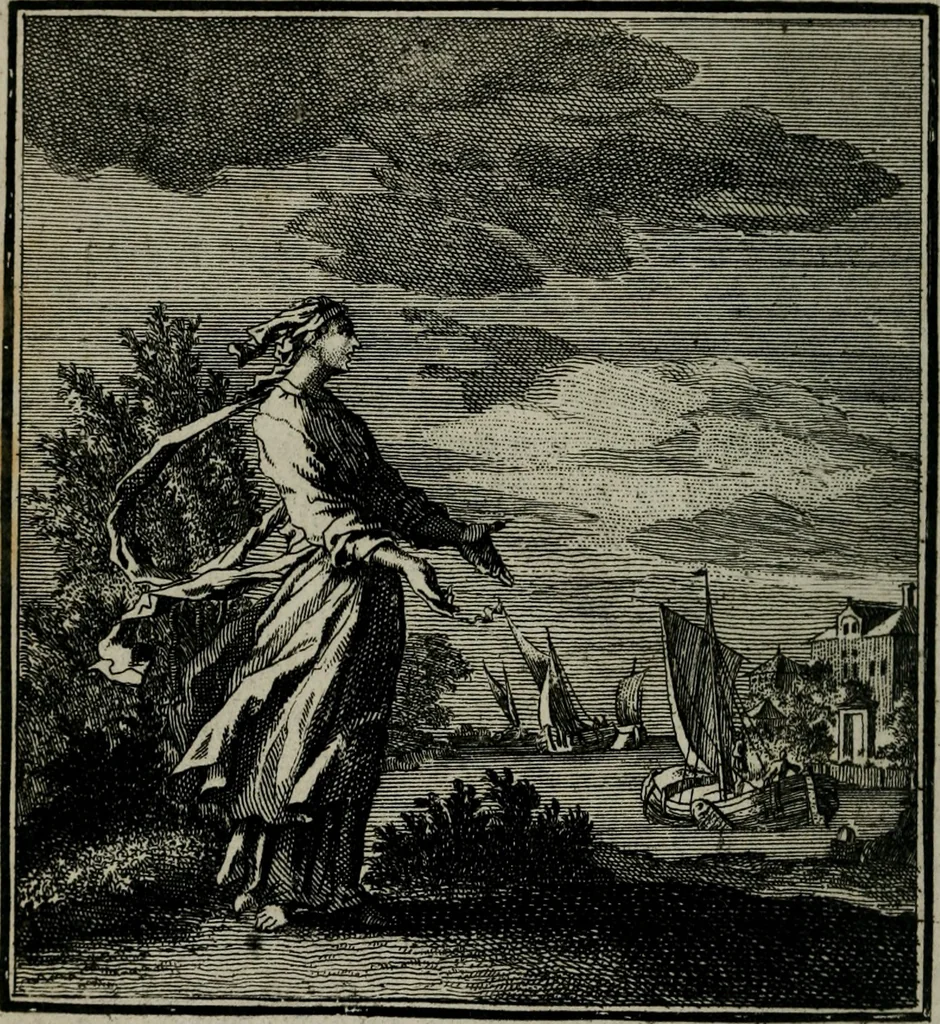 An illustration from Beschouwing der Wereld, 1738, leaf 51