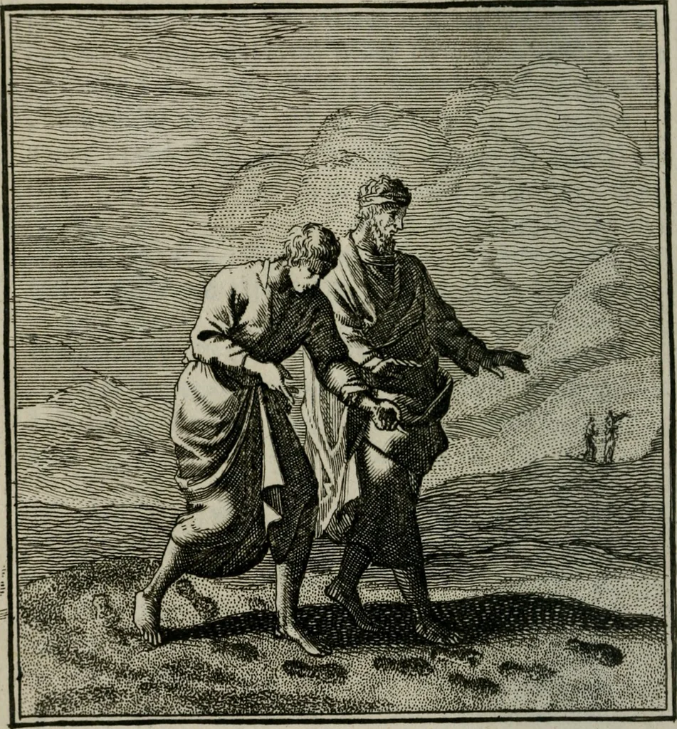 An illustration from Beschouwing der Wereld, 1738, leaf 95