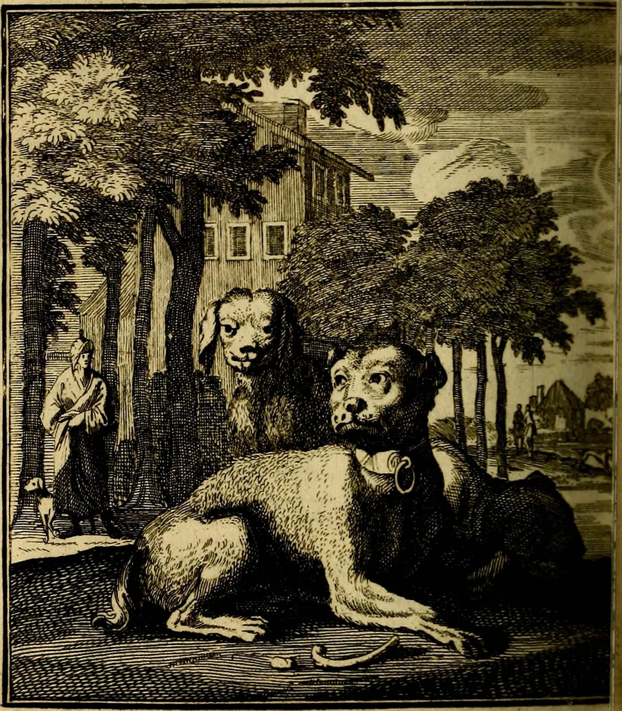 An illustration from Beschouwing der wereld : bestaande in hondert konstige figuuren, met godlyke spreuken en stichtelyke verzen, 1708, leaf 229