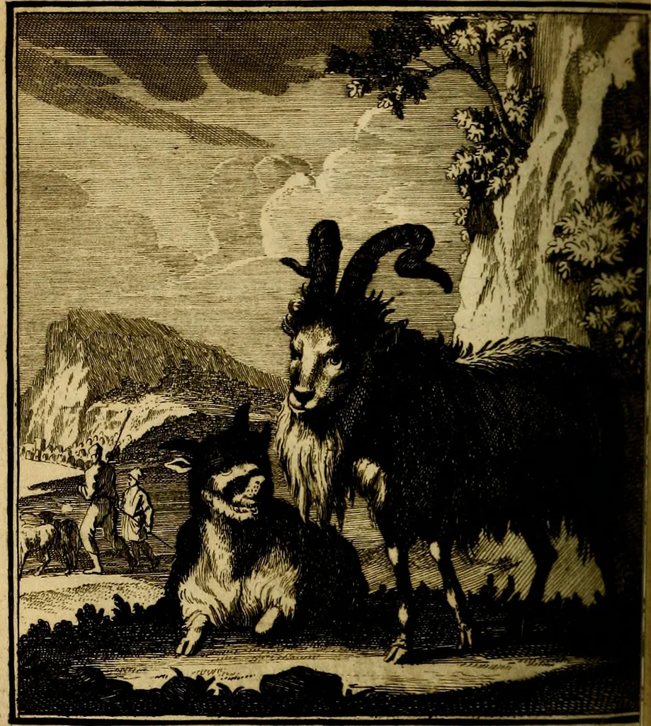 An illustration from Beschouwing der wereld : bestaande in hondert konstige figuuren, met godlyke spreuken en stichtelyke verzen, 1708, leaf 241
