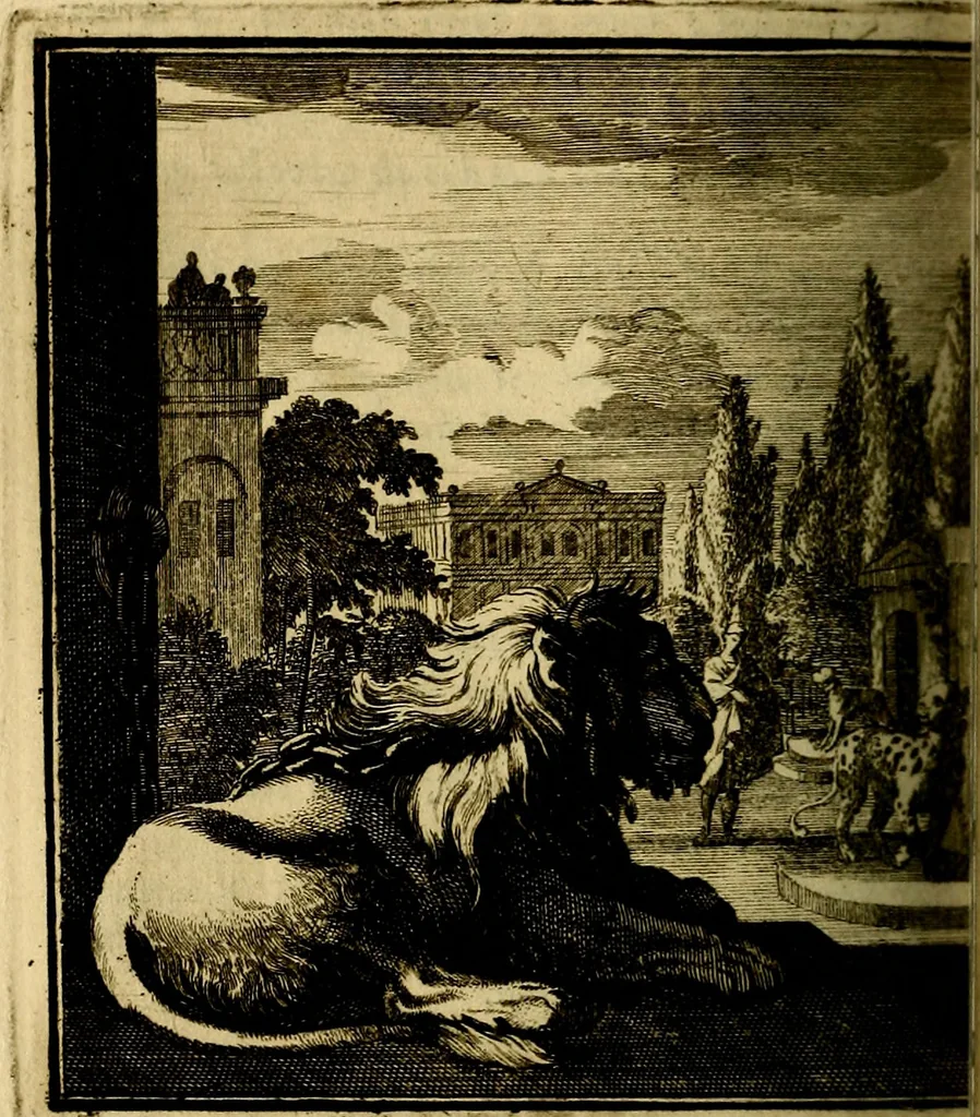 An illustration from Beschouwing der wereld : bestaande in hondert konstige figuuren, met godlyke spreuken en stichtelyke verzen, 1708, leaf 269