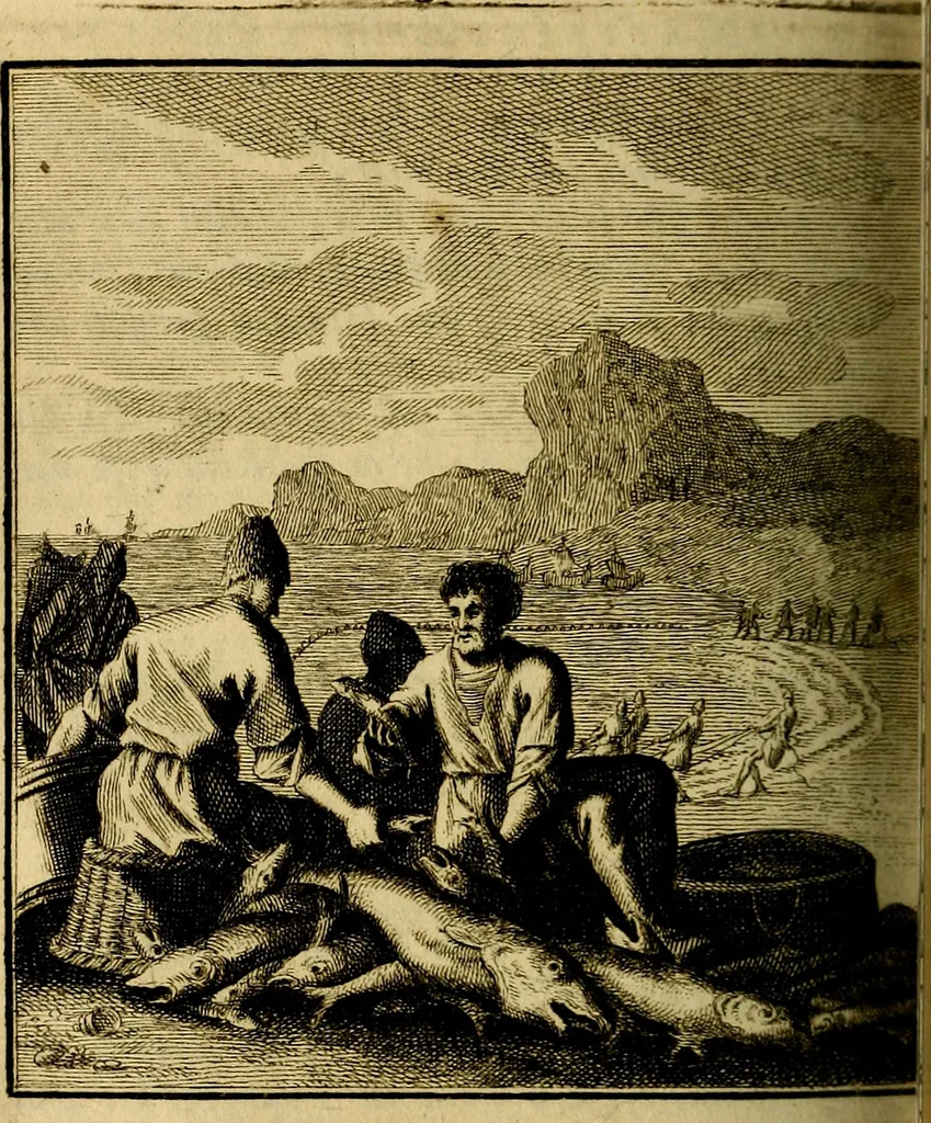 An illustration from Beschouwing der wereld : bestaande in hondert konstige figuuren, met godlyke spreuken en stichtelyke verzen, 1708, leaf 321