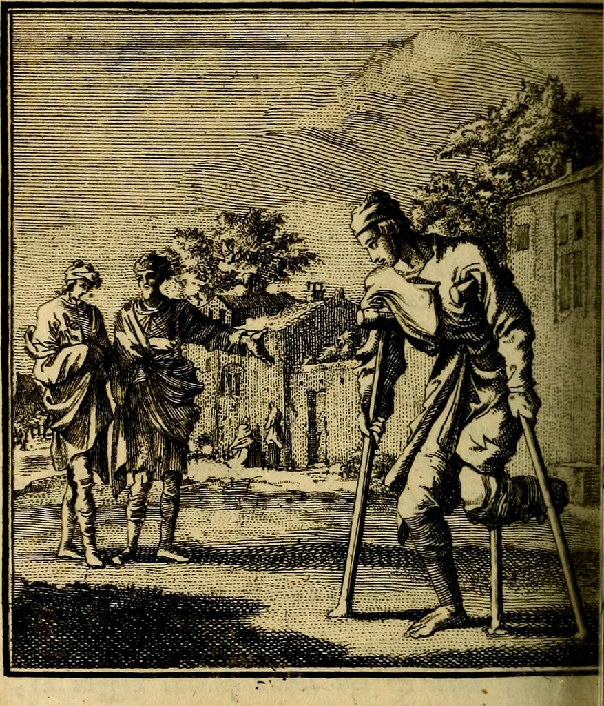 An illustration from Beschouwing der wereld : bestaande in hondert konstige figuuren, met godlyke spreuken en stichtelyke verzen, 1708, leaf 401