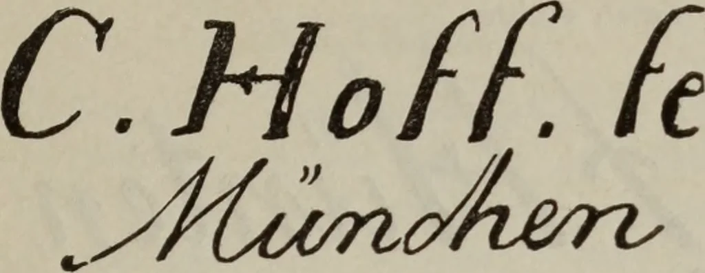 An illustration from Beschreibendes Verzeichniss der Werke neuerer Meister in der Grossherzoglichen Gemälde-Gallerie zu Schwerin, 1884, leaf 42