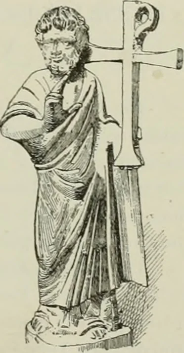 An illustration from Beschreibung der Bildwerke der christlichen Epoche. Bearb. von Wilhelm Bode und Hugo von Tschudi, 1888, leaf 14