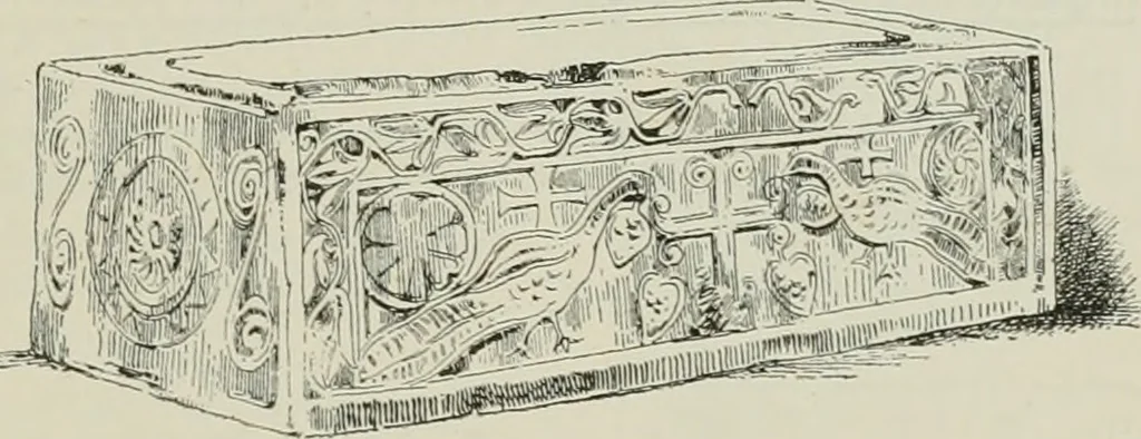 An illustration from Beschreibung der Bildwerke der christlichen Epoche. Bearb. von Wilhelm Bode und Hugo von Tschudi, 1888, leaf 16