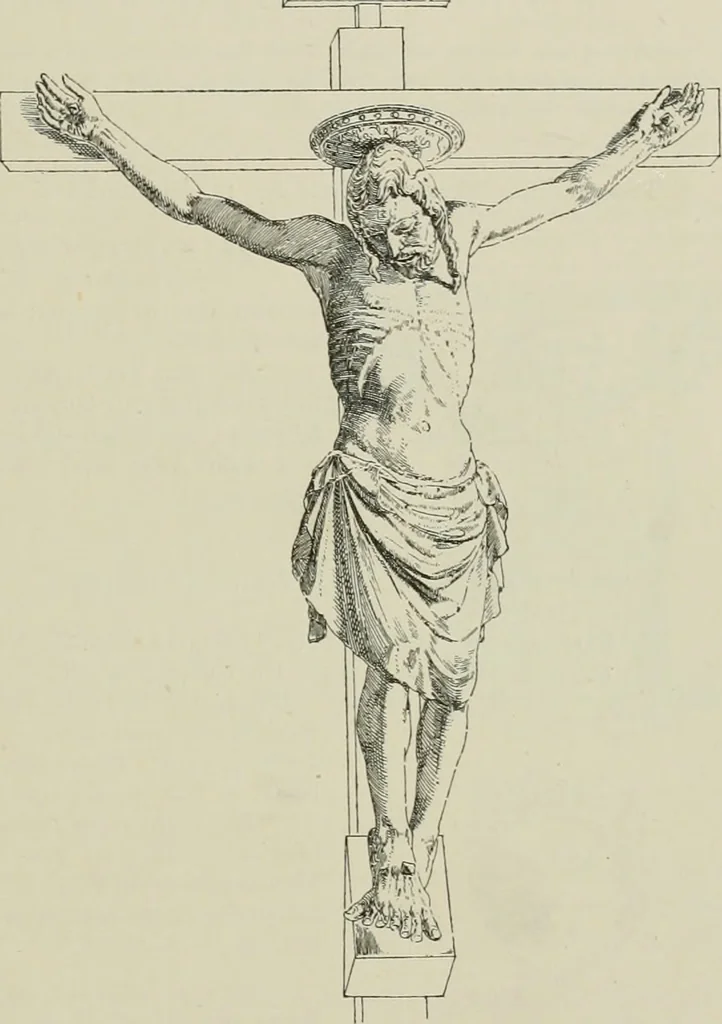 An illustration from Beschreibung der Bildwerke der christlichen Epoche. Bearb. von Wilhelm Bode und Hugo von Tschudi, 1888, leaf 24