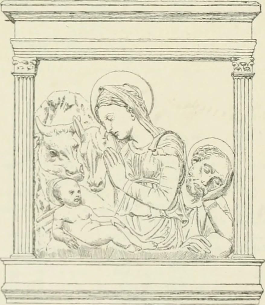 An illustration from Beschreibung der Bildwerke der christlichen Epoche. Bearb. von Wilhelm Bode und Hugo von Tschudi, 1888, leaf 31