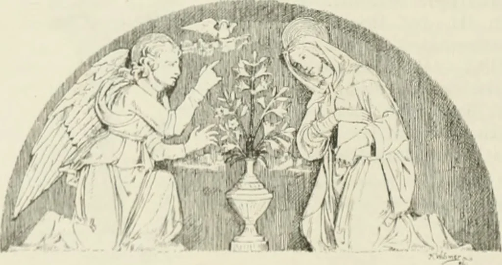 An illustration from Beschreibung der Bildwerke der christlichen Epoche. Bearb. von Wilhelm Bode und Hugo von Tschudi, 1888, leaf 53