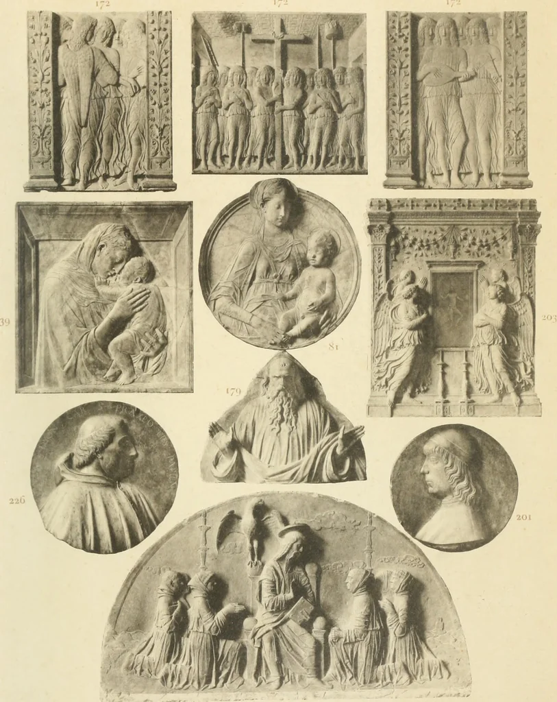 An illustration from Beschreibung der Bildwerke der christlichen Epoche. Bearb. von Wilhelm Bode und Hugo von Tschudi, 1888, leaf 24
