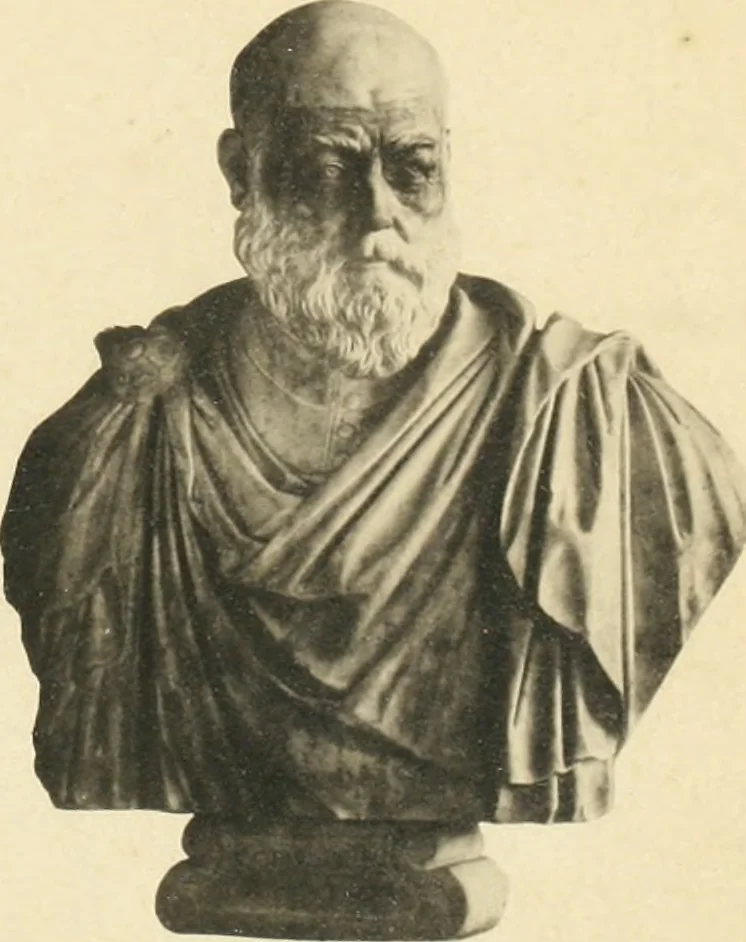 An illustration from Beschreibung der Bildwerke der christlichen Epoche. Bearb. von Wilhelm Bode und Hugo von Tschudi, 1888, leaf 30