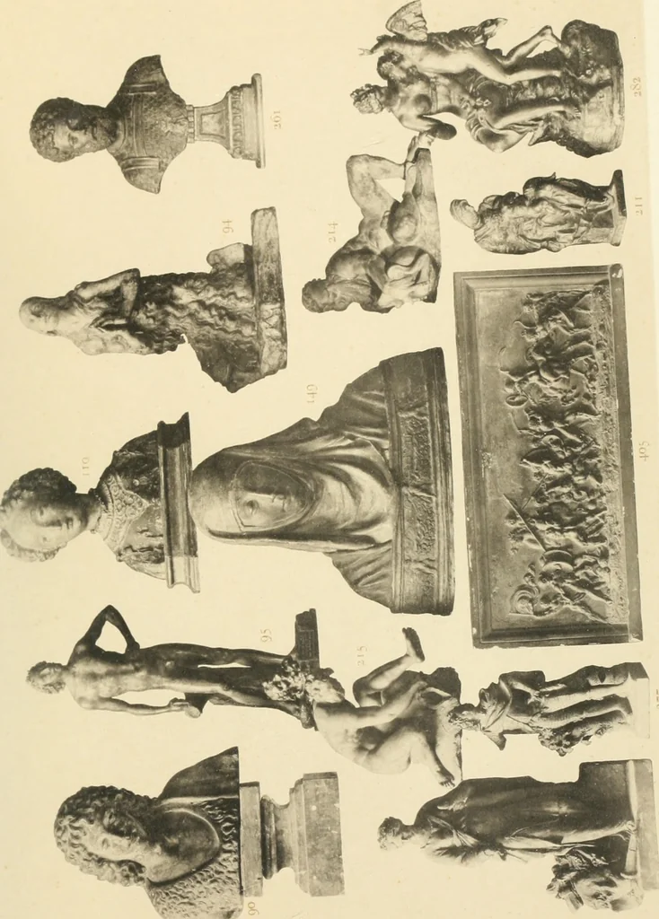 An illustration from Beschreibung der Bildwerke der christlichen Epoche. Bearb. von Wilhelm Bode und Hugo von Tschudi, 1888, leaf 38