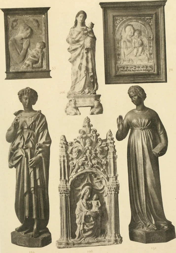 An illustration from Beschreibung der Bildwerke der christlichen Epoche. Bearb. von Wilhelm Bode und Hugo von Tschudi, 1888, leaf 8