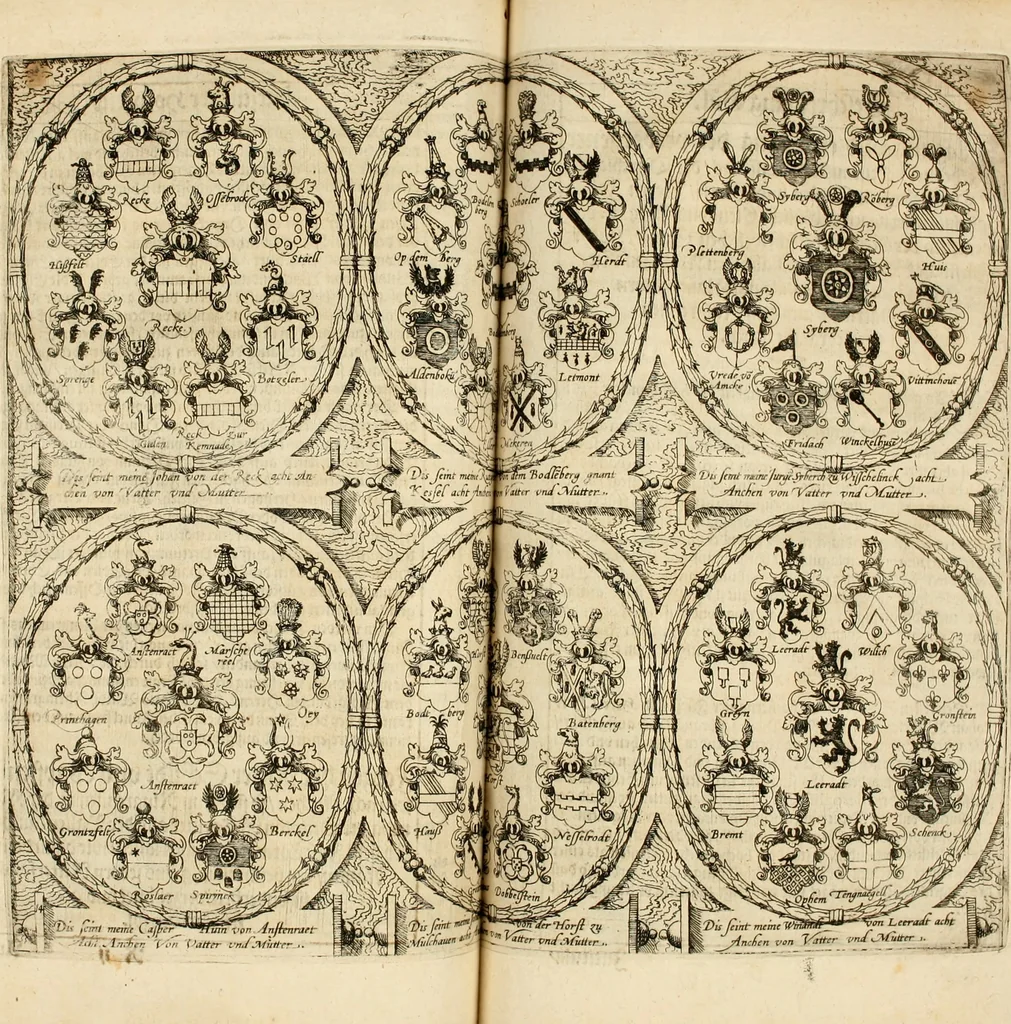 An illustration from Beschreibung derer fürstlicher güligscher &c. Hochzeit : so im Jahr Christi tausent fünffhundert achtzig fünff, am sechszehenden Junij vnd nechstfolgenden acht Tagen, zu Düsseldorff mit grossen Freuden, fürstlichen Triumph vnd Herrligkeit gehalten worden, 1587, leaf 126