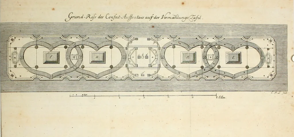 An illustration from Beschreibung der Illumination zu Dressden bey der königlichen sicilianischen in Vollmacht vollzogenen Vermählung : nebst andern dahin gehörigen Vorstellungen und verschiedenen Kupffer-Stichen, 1738, leaf 159
