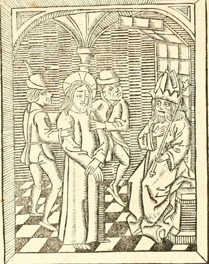 An illustration from Beschreibung der vornehmsten Merkwürdigkeiten in des H.R. Reichs freyen Stadt Nürnberg und auf der hohen Schule zu Altdorf : nebst einem chronologischen Verzeichnisse der von deutschen, insonderheit Nürnbergern, erfundenen Künste, vom XIII Jahrhunderte bis auf jetzige Zeiten, 1778, leaf 677