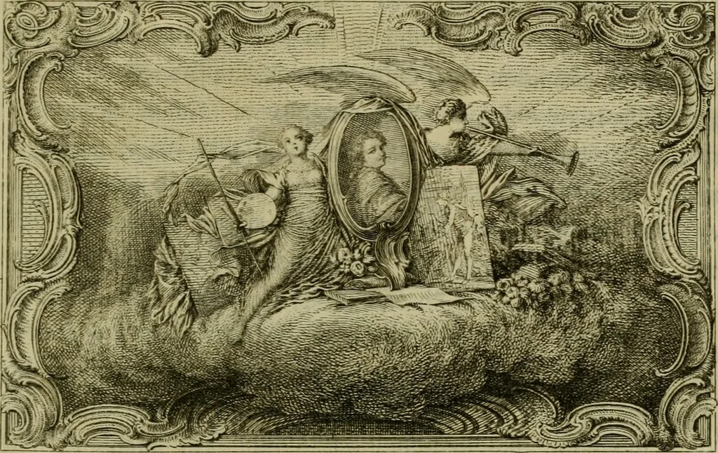 An illustration from Beschreibung des Cabinets von Gemählden verschiedener berühmten Mahler des Herrn Johann Gottlieb Stein, 1763, leaf 122