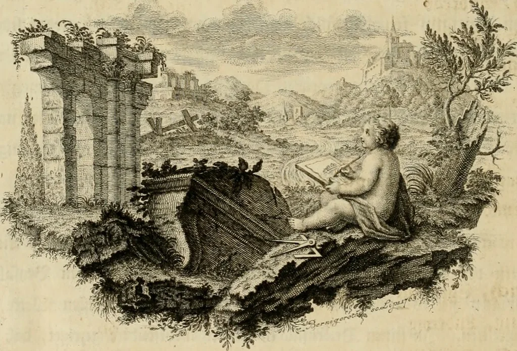 An illustration from Beschreibung des Cabinets von Gemählden verschiedener berühmten Mahler des Herrn Johann Gottlieb Stein, 1763, leaf 137