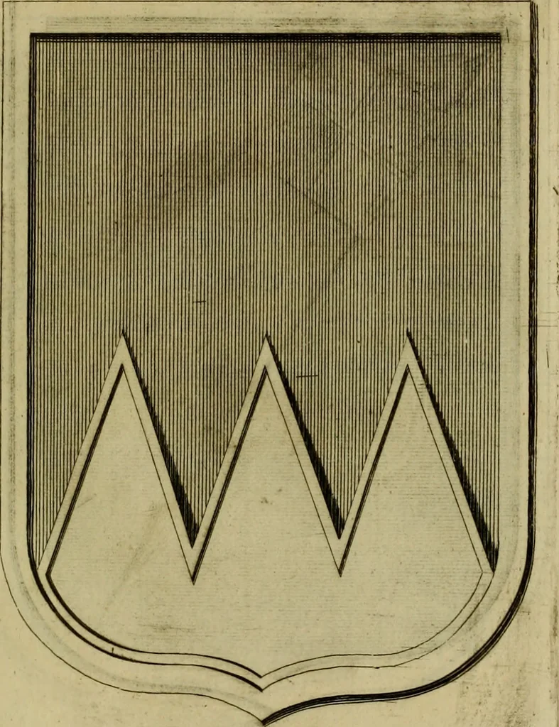 An illustration from Beschreibung des fürtreflichen Gemähld- und Bilder-Schatzes, welcher in denen hochgräflichen Schlössern und Gebäuen deren Reichs-Grafen von Schönborn, Bucheim, Wolfstahl &c., sowohl in dem Heil. Röm. Reich, als in dem Ertz-Hertzogthum Oesterreich zu ersehen und zu finden : samt einer Beschreibung deren Sachen und Authoren, wie auch einem treu-gehorsamsten Neu-Jahrs-Wunsch : nebst anderen verschiedenen Teutschen und Lateinischen Lob-Reimen historicè, genealogicè, & heraldicè verfasset, und durch besonderen Fleiss eingetheilet zu ehren und ewigen Nach-Ruhm des Hochgräfl. Hauses von Schönborn, Bucheim, Wolfsthal, &c., 1746, leaf 128
