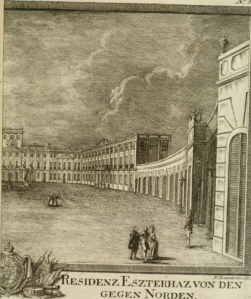 An illustration from Beschreibung des Hochfürstlichen Schlosses Esterháss im Königreiche Ungern, 1784, leaf 68