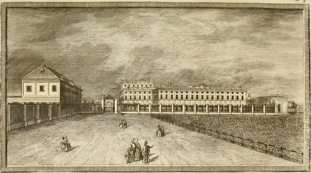 An illustration from Beschreibung des Hochfürstlichen Schlosses Esterháss im Königreiche Ungern, 1784, leaf 71