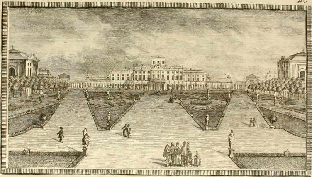 An illustration from Beschreibung des Hochfürstlichen Schlosses Esterháss im Königreiche Ungern, 1784, leaf 73