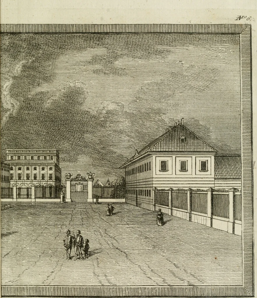 An illustration from Beschreibung des Hochfürstlichen Schlosses Esterháss im Königreiche Ungern, 1784, leaf 74