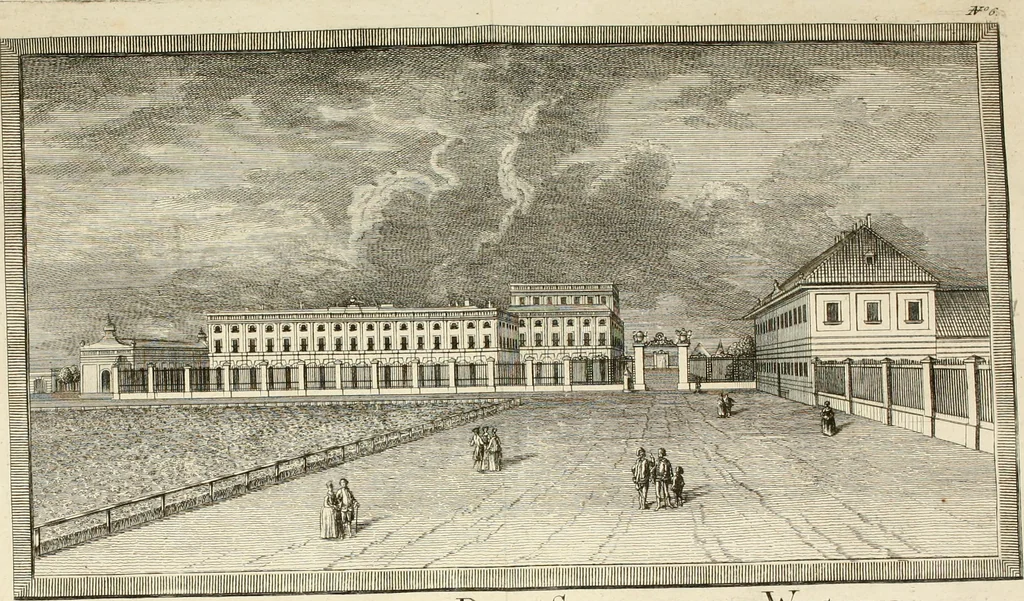 An illustration from Beschreibung des Hochfürstlichen Schlosses Esterháss im Königreiche Ungern, 1784, leaf 75