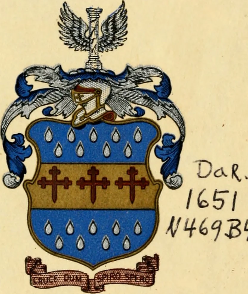 An illustration from Beschrijvinghe van Virginia, Nieuw Nederlandt, Nieuw Engelandt, en d'eylanden Bermudes, Berbados, en S. Christoffel. Dienstelijck voor elck een derwaerts handelende, en alle voort-planters van nieuw colonien, 1651, leaf 1