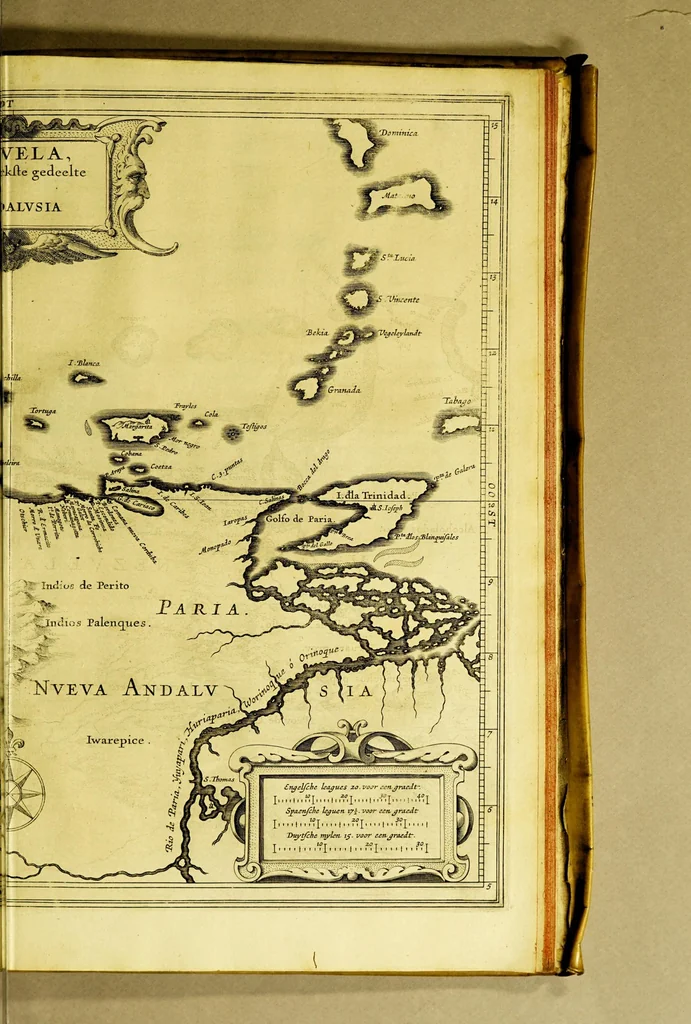 An illustration from Beschrijvinghe van West-Indien, 1630, leaf 685