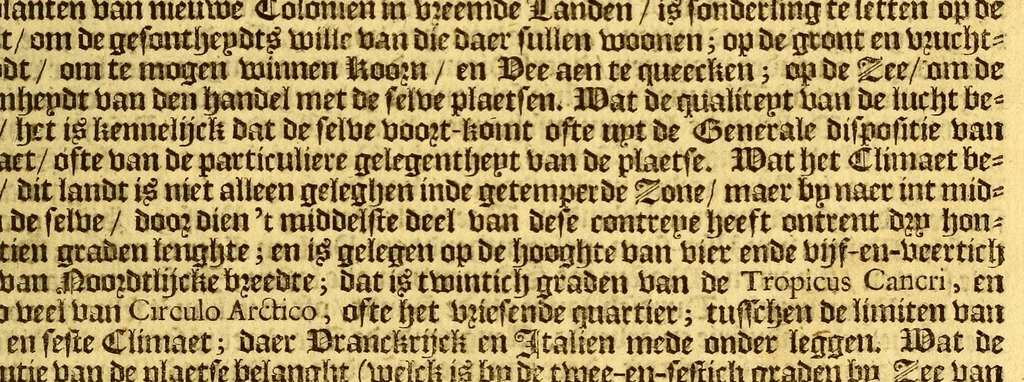 An illustration from Beschrijvinghe van Virginia, Nieuw Nederlandt, Nieuw Engelandt, en d'Eylanden Bermudes, Berbados, en S. Christoffel. : Dienstelijck voor elck een derwaerts handelende, en alle voort-planters van nieuw colonien. Met kopere figuren verciert, 1651, leaf 17