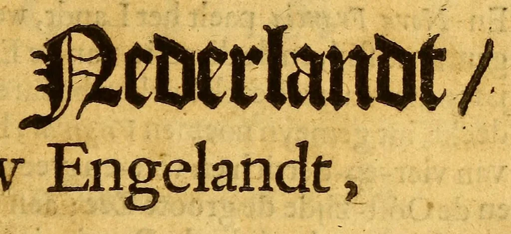 An illustration from Beschrijvinghe van Virginia, Nieuw Nederlandt, Nieuw Engelandt, en d'Eylanden Bermudes, Berbados, en S. Christoffel. : Dienstelijck voor elck een derwaerts handelende, en alle voort-planters van nieuw colonien. Met kopere figuren verciert, 1651, leaf 7