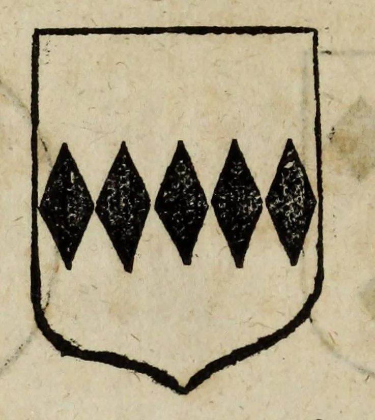 An illustration from Beschryvinge der stad Dordrecht : vervatende haar begin, opkomst, toeneming, en verdere stant ... Als mede een verzamelinge van eenige geslachtboomen, der adelijke, aal-oude, en aanzienlijke heeren-geslachten, van, en in, Dordrecht, enz. ..., 1677, leaf 250
